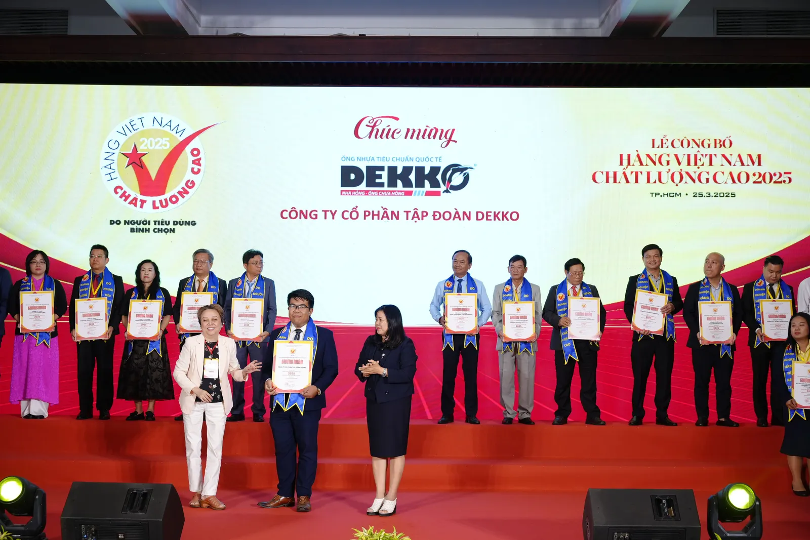 DEKKO vinh dự lần thứ 3 đạt chứng nhận Hàng Việt Nam chất lượng cao 2025 – khẳng định niềm tin của người tiêu dùng