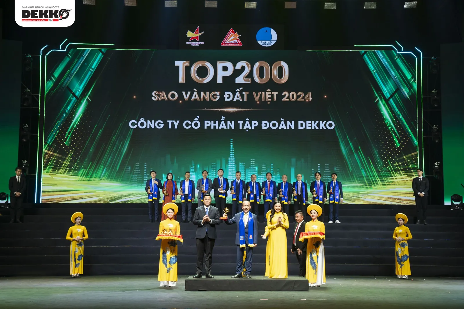 Tập đoàn DEKKO vinh dự đạt giải thưởng Sao Vàng Đất Việt 2024