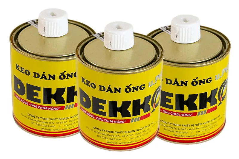 Keo dán ống nhựa PVC Dekko