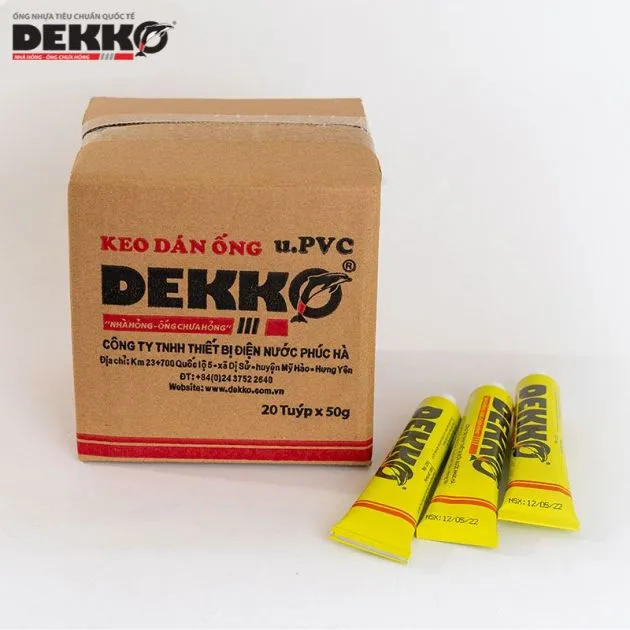 Keo dán ống nhựa Dekko