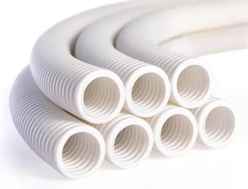Ống gân xoắn PVC có trọng lượng nhẹ và dễ dàng uốn cong giúp việc vận chuyển và thi công dễ dàng hơn