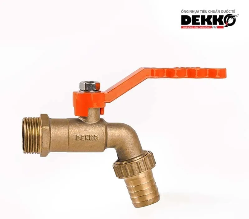 Vòi nước tay gạt đồng DEKKO, VIWA PN10, PN16 giá tốt 2026
