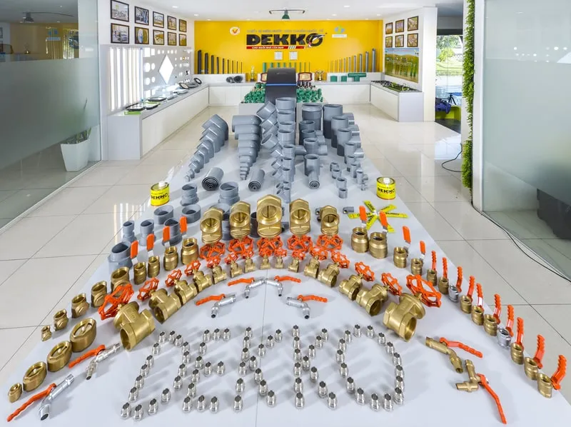 Vòi nước tay gạt đồng DEKKO, VIWA PN10, PN16 giá tốt 2026