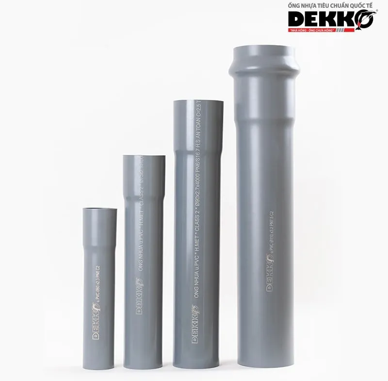 Ống nhựa uPVC được sử dụng làm ống thoát bồn cầu