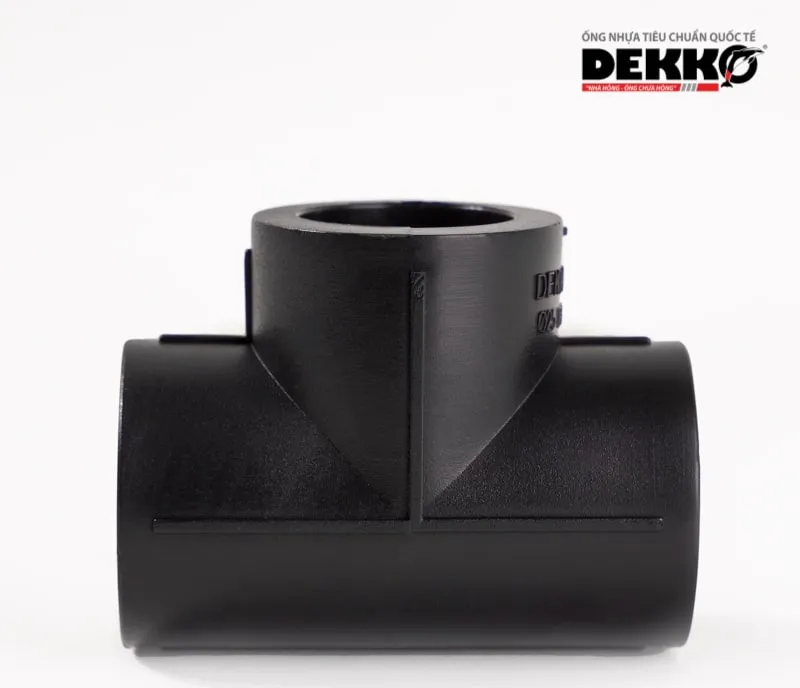 Tê đều HDPE hay còn gọi là tê hàn HDPE kết nối 3 đường ống HDPE có kích thước bằng nhau