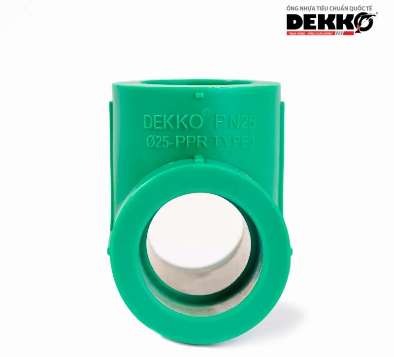 Tê PPR D25 được dùng trong hệ thống cấp thoát nước trong nhà