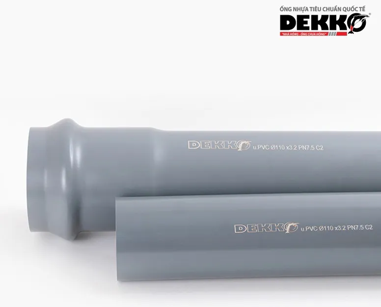 Ống nhựa uPVC phi 110 thương hiệu Dekko