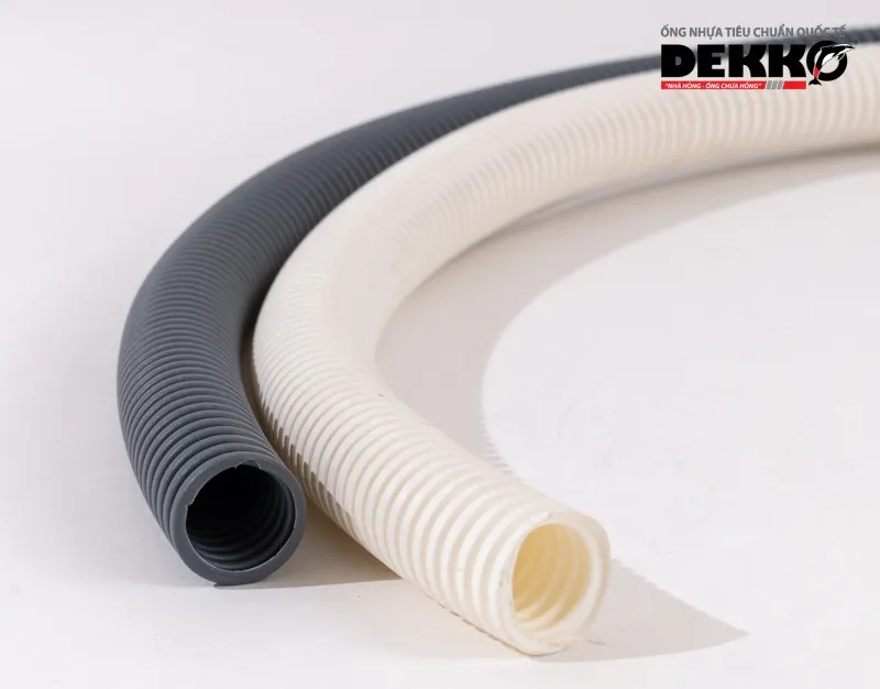Ống gen điện mềm phi 16 có loại màu trắng và màu đen