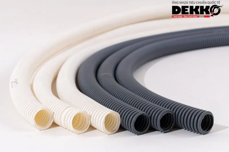 Ống gen ruột gà giúp đi dây điện nổi đẹp của Dekko 