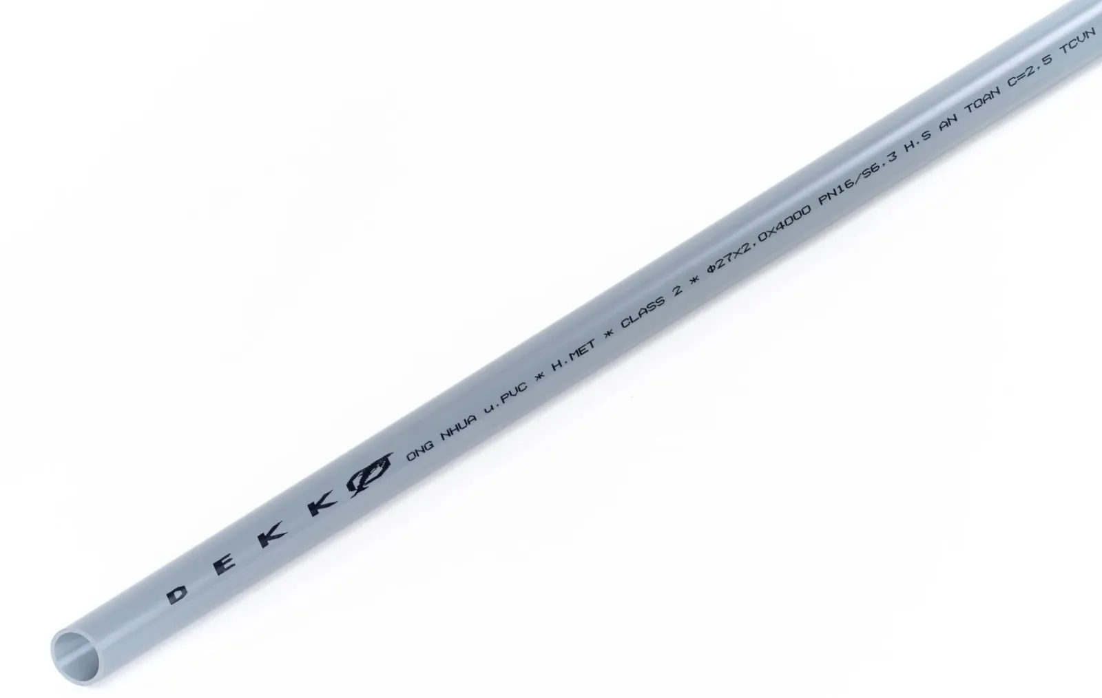 Ống nhựa phi 27 uPVC có khả năng chịu va đập mạnh, độ bền cao tạo thuận lợi cho dòng chảy 