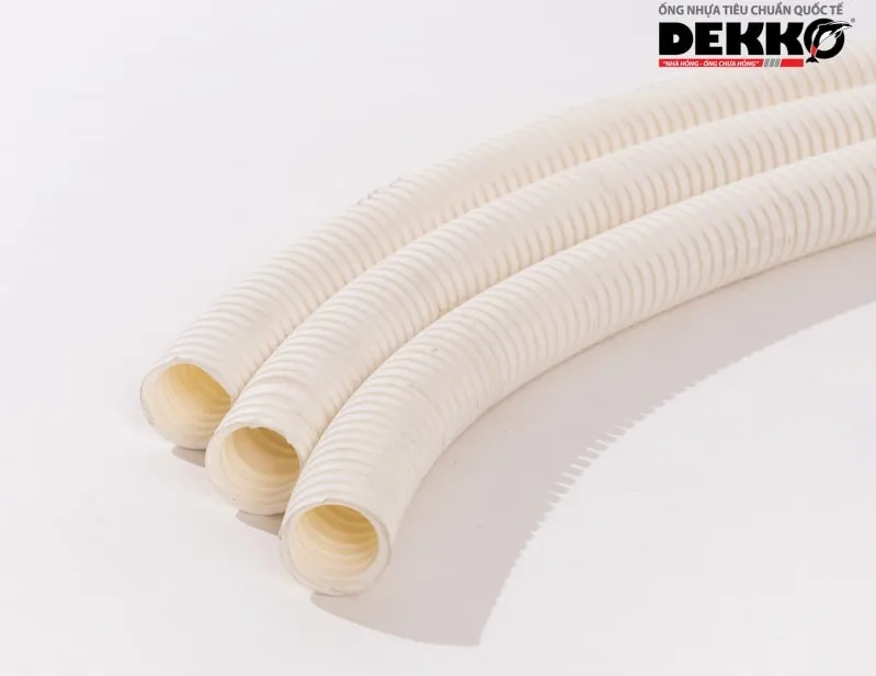 Ống ruột gà phi 25 chống cháy được làm từ nhựa PVC cao cấp 