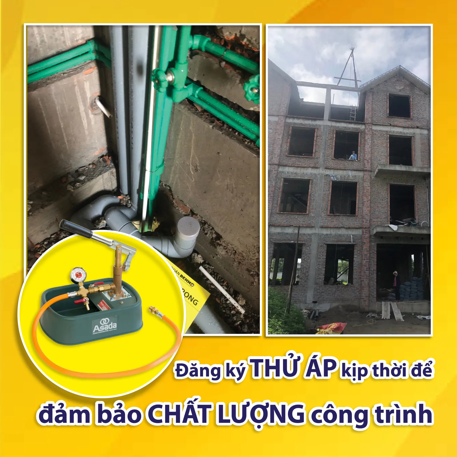 Tiêu chuẩn thử áp lực đường ống cấp nước PPR (Cập nhật 2025)