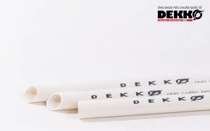 Ống luồn dây điện cứng uPVC Dekko