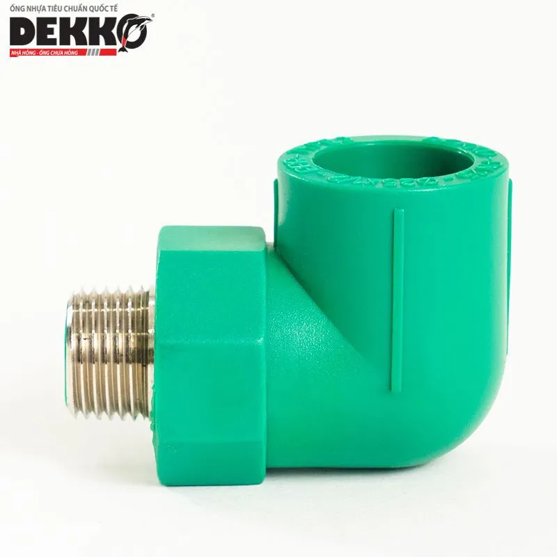 Cút ren ngoài 90° phụ kiện PPR