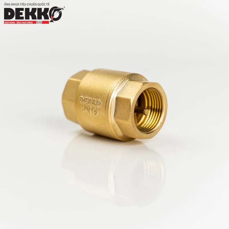 Van 1 chiều đồng lò xo nêm đồng - dekko PN16