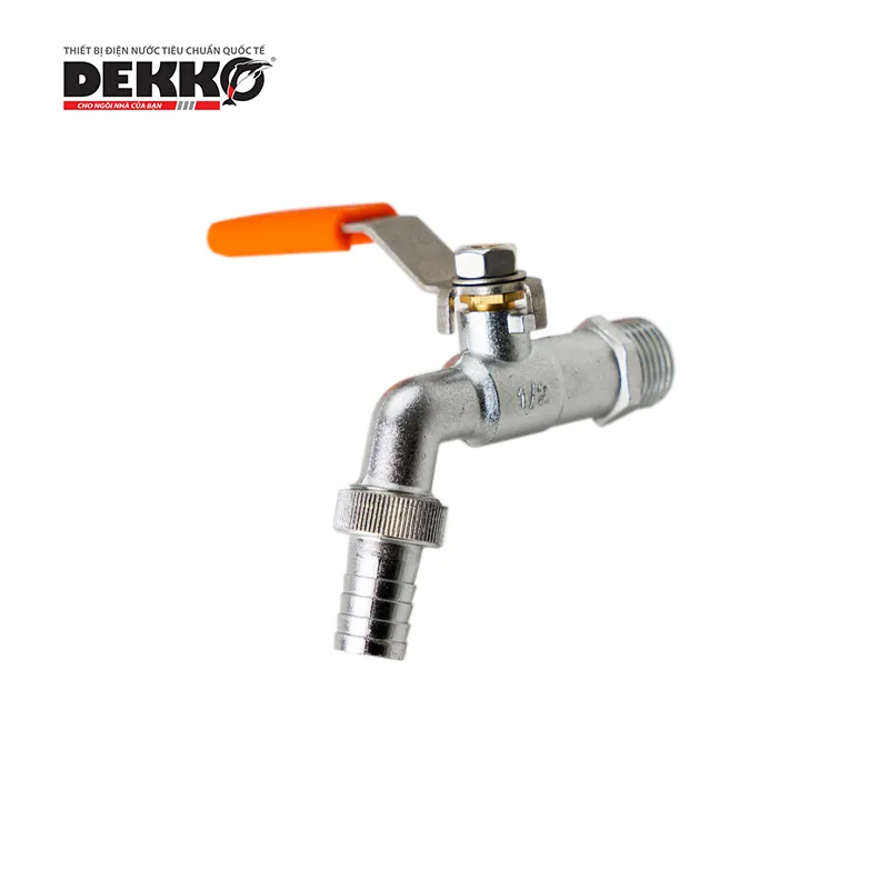 Vòi gạt hợp kim tay INOX bọc nhựa - viwa PN10